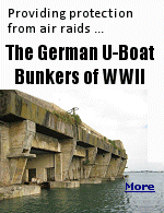 The objective of the submarine pens was to protect the boats from air attacks, and to enable repairs to be carried out without interruption from air raids.